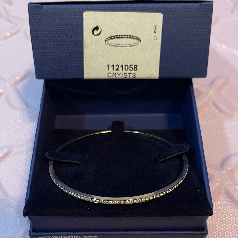 Swarovski Silver Crystal Bangle
